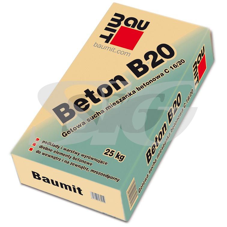 Beton BAUMIT B20 25 Kg (48 Szt./paleta) 830246